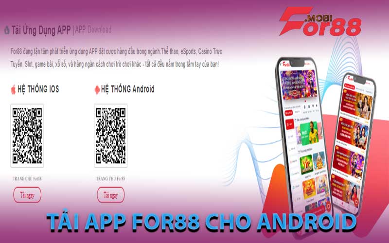 tải app For88 cho thiết bị android